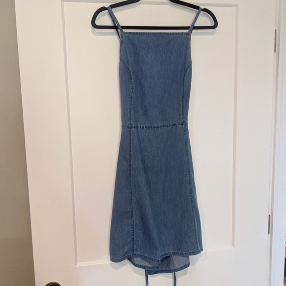 NWT ASOS Design Tall Soft Denim Slip Dress - Picture 5 of 6